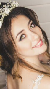 Braut Make-Up natürlich und elegant