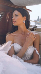 Braut Make-Up elegant in Venedig